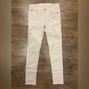 Rag & Bone JEAN Skinny White Mid Rise Jeans Women’s Size 27